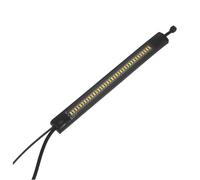 VINTORKY Luz de Freno LED para Motocicleta Negro 36 Leds, Silicona Resistente, Instalación Fácil y Compatibilidad Varias Motos, Diseño Sofisticado y Elegante