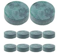 VINTORKY Marcadores de Trastes de Malaquita Verde para Guitarra, 10 Piezas de 6x3mm Diseño Elegante para Navegación Precisa del Diapasón