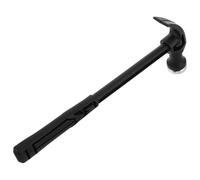 VINTORKY Martillo de Garra de Metal Mango Plástico Negro, Herramienta Manual para Reparaciones Hogar y Carpintería, sin Dejar Marcas al Golpear