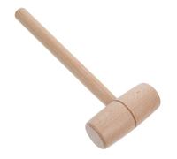 VINTORKY Martillo de Madera de Haya Mango de Madera, Mazo Pequeño Cabeza Redonda Adecuado para Carpintería y Trabajos Delicados de Bricolaje