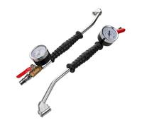 VINTORKY Medidor de Inflado de Neumáticos para Camiones Conector de Codo 2 Piezas Accesorios para Inflado Rápido y Fácil
