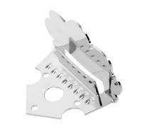 VINTORKY Metal Chromado Repuesto Para Mandolina Con Tornillos Puente Forma De Nube Accesorios Para Guitarras y Ukuleles Prácticas y Presentaciones