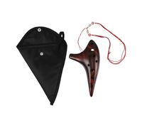 VINTORKY Ocarina Ahumada De Doce Instrumento Musical Clave c Ocarina De Cerámica Para Estudiantes y Principiantes Para Tocar Casa o Exteriores