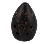 VINTORKY Ocarina Sonido Natural de 8 Agujeros para Principiantes Marrón de Cerámica Adecuado para Clases de Arte Sonoro y Presentaciones Tradicionales