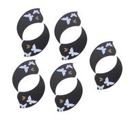 VINTORKY Pack de 10 Protectores Autoadhesivos para Ukelele Diseño Creativo de Mariposa en Pvc, Antirayaduras y Protección para Decorar Tu Ukelele