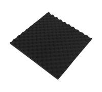 VINTORKY Panel de Espuma Acústica Tipo Cartón de Huevo Negro para Absorción de Ecos en Iglesias y Salas de Equipo, Fácil de Instalar y Alta Densidad