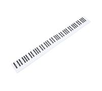 VINTORKY Papel para Teclado de Teclas Guía Práctica Portátil Tabla Comparativa 1:1 para Principiantes de Simulación de Dedos Color Blanco