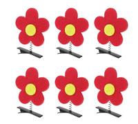 VINTORKY Pasador Pelo Flores para Niñas, Pinza de Pelo de Dibujos Animados, 10 Piezas, Accesorio Cabello de Fiesta, Clips Pequeños Decorativos para Peinados Infantiles