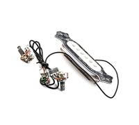 VINTORKY Pastilla de Guitarra Multiusos para Acústica Arnés de Cableado Precableado para Guitarra y Sonido de Calidad Metálica Fácil Instalación