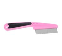 VINTORKY Peine de Acero Inoxidable Dientes Finos para Cabello y Animales, Portátil y Resistente, Adecuado para Niños y Profesionales del Cuidado Capilar