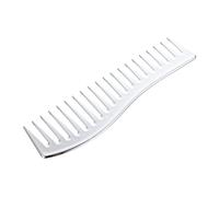VINTORKY peine diadema de pelo crema para rizos lazos de alambre cepillo secador de pelo desteñir tijeras de nariz para hombres pegatinas hair cepillo de pelo de salón abdominales Silver