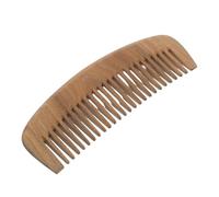 VINTORKY Peine para Uso Forma Adecuado para Uso y Masajeador de Madera Natural Ergonómico para Desenredar Cabello Rizado y Ondulado, Diseño Artesanal