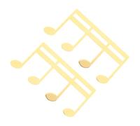 VINTORKY Pinzas Metálicas para Partituras de Piano 2piezas Doradas Diseño Elegante y Agarre Seguro para Práctica Diaria y Lectura Musical