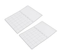 VINTORKY Pizarra Magnética para Nevera A3 2 Piezas, Calendario y Planificador Borrable Reutilizable, Tablero Magnético de Horarios para Hogar y Oficina, Organizador Semanal Magnético