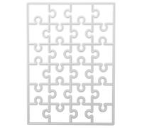 VINTORKY Plantillas de Corte Metálicas Rectangulares para Tarjetas y Álbumes de Rompecabezas, Troqueles de Acero al Carbono para Proyectos de Arte y Manualidades DIY
