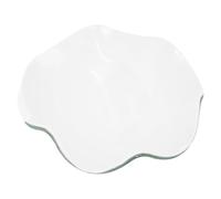 VINTORKY Plato Calentador de Cera Transparente de Vidrio, Diámetro 115 Mm, para Lámpara de Aromaterapia y Quemador de Aceites Esenciales, Accesorio Práctico para Difusor de Fragancia