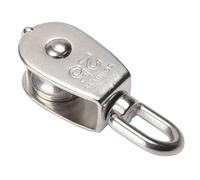 VINTORKY Polea 25mm y Capacidad Máxima de 150kg de Acero Inoxidable Rodillo Resistente para Elevación y Carga Industrial