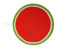 VINTORKY Rascador para Gatos Diseño de Sandía de Sisal, Almohadilla para Pulir Uñas, Presión para Mascotas, Adecuado para Uso Hogar