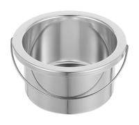 VINTORKY Recipiente Interior de Aluminio de 500 Ml para Olla Calentadora de Cera Asa Resistente para Uso Profesional en Depilación en Salones de Belleza