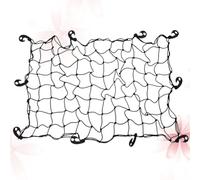 VINTORKY Red para Coche 120x90 Cm, Red Elástica Resistente para Carga en Portaequipajes de Coche, Malla Negra para Equipaje y Almacenamiento en Viajes al Aire Libre