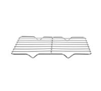 VINTORKY Rejilla de alambre para hornear de acero inoxidable 38x28 cm, rejilla para enfriar galletas y pan con patas, malla para cocinar, uso en cocina y barbacoa
