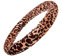 VINTORKY Rizadores de Pelo sin Calor de Espuma Leopardos, Rulos Suaves para Cabello Largo, Herramienta Flexible para Rizar y Moldear, Uso Nocturno y Cuidado sin Daño, Pack Único
