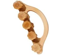 VINTORKY Rodillo de Masaje de Madera Manual 10 Ruedas para Relajación Muscular, Mejora Circulación y Reducción de Molestias, Portátil para Uso en Casa, Gimnasio o Viaje