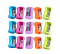 VINTORKY Sacapuntas Manual Creativo de Cintura 50 Unidades Mini Sacapuntas de Plástico para Papelería Escolar Uso en Aula y Oficina Color Aleatorio