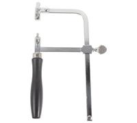 VINTORKY Sierra de Mano en Forma Mango Negro, Ligera y Compacta, Herramienta Manual para Joyería de Aleación de Zinc y Hierro, Adecuado para Cortar Precisión en Bricolaje