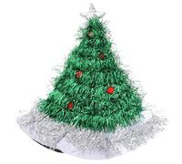 VINTORKY Sombrero de Árbol de Navidad Diseño Especial, Material No Tejido Ligero, Tacto Suave y Artesanía Fina para Fiestas Navideñas y Oficina