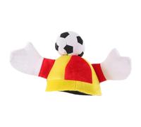 VINTORKY Sombrero Terciopelo Cómodo y Portátil de Disfraz con Diseño de Manos Aplaudiendo para Fiesta Deportiva para Días de Partido de Fútbol y Celebraciones