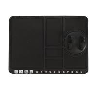 VINTORKY Soporte para Teléfono de Coche Multifuncional Alfombrilla Antideslizante de PVC Negra, Lavable Panel de Instrumentos Durante la Conducción Color Aleatorio