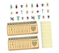 VINTORKY Tarjetas de Felicitación Creativas para San Valentín con Figuras de Insectos de Tarjetas Juguetes Material y Diseño y Ligero para Fiestas y Aulas