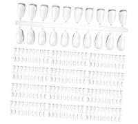 VINTORKY Tarjetas De Práctica Para Uñas 200 Piezas Tamaño Estándar Transparente Herramienta Para Manicura Salón Profesional Exposición De Colores Para Técnicas De Esmalte