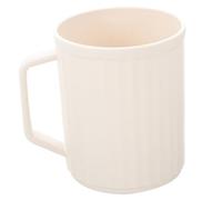 VINTORKY Taza De Baño Grande Blanca Irrompible para Cepillos De Dientes Vaso Reutilizable y Portátil para Viajes y Camping Soporte Práctico y Anticaídas