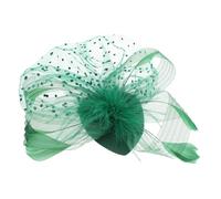 VINTORKY Vintage Bridal Beatpin Tea Party Fascinator Cadera De Flower Fascinator Gat Fiest Party Call Veil Tocado Vétil Caqueta Cabeza