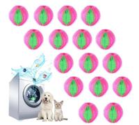 Vintree 16 Bolas Recoge Pelos Mascotas Atrapa Pelos Lavadora Mascotas para Todo Tipo de Pelos Bolas Atrapa Pelos para Lavadora Reutilizables Quita Pelos Mascota de Nailon 35mm