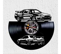 VINY WOODY Coche Japones Reloj de Disco de Vinilo Automovil Deportivo