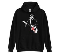 VINY WOODY Grunge Rock Alternativo Sudadera con Capucha Unisex, Diseño Gráfico Musical, Algodón, Negro, Bolsillo Canguro (FR/ES, Letras, M, Regular, Regular, Negro)