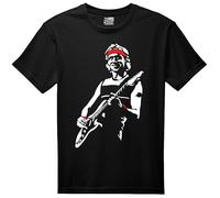 VINY WOODY Mark Knopfler Guitarrista Camiseta Gráfica Rock and Roll, Manga Corta, Algodón, Cuello Redondo, Negro (FR/ES, Letras, 3XL, Regular, Regular, color,3XL)