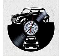 VINY WOODY Reloj De Pared Disco de Vinilo Coche Pequeño Icono de Años 60