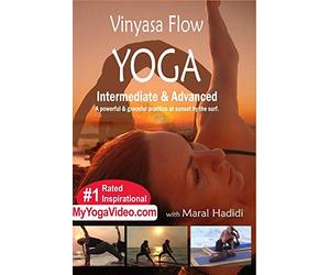 Vinyasa Flow Yoga, Grace, Power, Surf, and Sunset, Intermediate & Advanced, a ***Practice DVD***