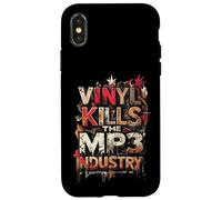 Vinyl Kills The MP3 Industry - Música para los Amantes de los Discos Carcasa para iPhone X/XS