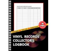 Vinyl Record Collection Inventory Logbook: The Ultimate Music Catalog to Track, Organize & Appraise Your Albums, Vinyls & LP Records | 8.5 x 11 inches, 110 Pages