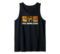 Vinyl Record Collector Crate Digging Legend Camiseta sin Mangas