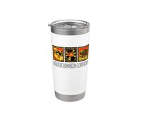 Vinyl Record Collector Crate Digging Legend Vaso térmico de acero inoxidable de doble pared