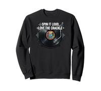 Vinyl Record Collector Spin It Loud Love The Crackle Sudadera