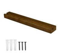 Vinyl Record Holder - Wall Mounted Display Stand for LP Collections | Sturdy Metal Frame with Modern Aesthetic, Scratch Resistant Finish, Perfect for Home Decor, Office Studio 12.6 x 1.77 x 0.7 in