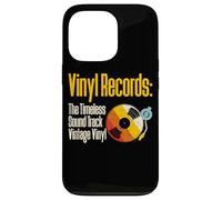 Vinyl Records The Timeless Sound Track Vintage Vinyl Carcasa para iPhone 13 Pro