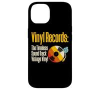 Vinyl Records The Timeless Sound Track Vintage Vinyl Carcasa para iPhone 14